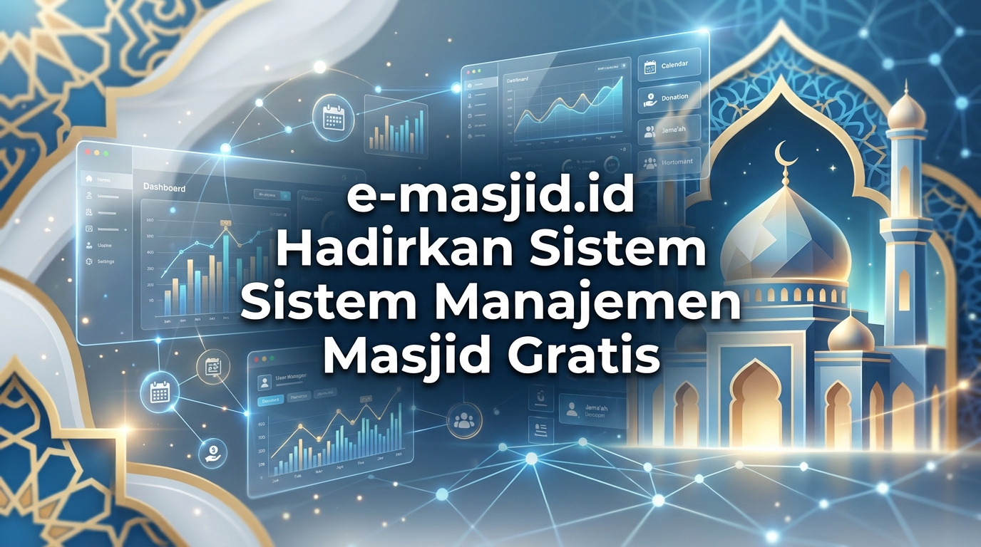 Transformasi Digital Lebih Mudah, e-masjid.id Hadirkan Sistem Manajemen Masjid Gratis
