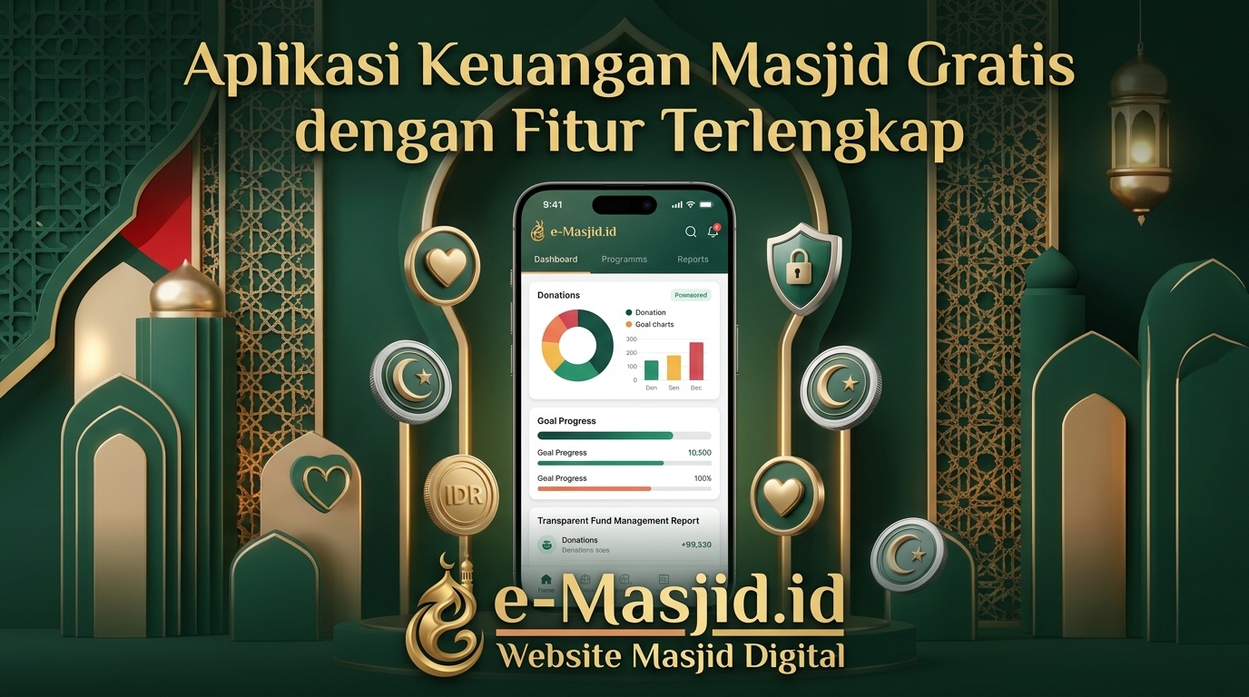 E-Masjid.id: Aplikasi Keuangan Masjid Gratis dengan Fitur Terlengkap