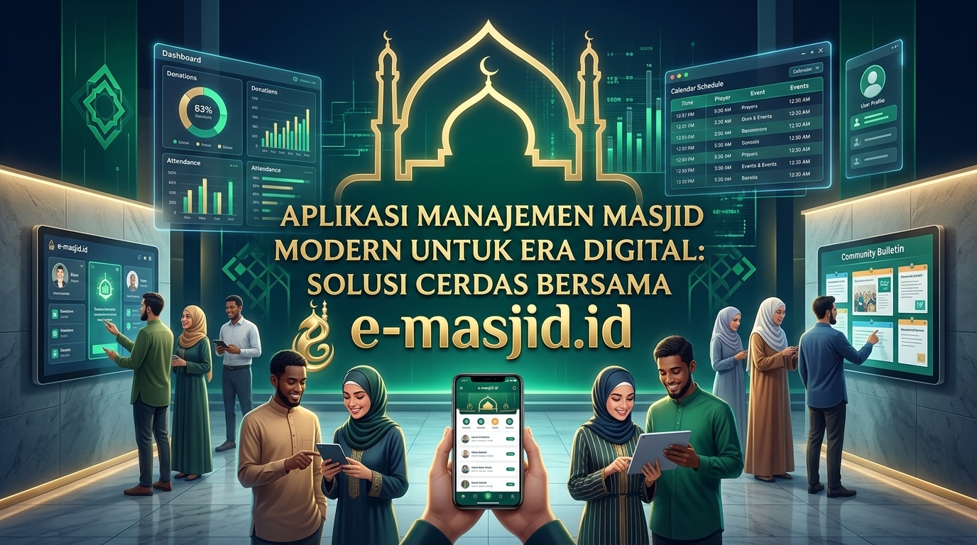 Aplikasi Manajemen Masjid Modern untuk Era Digital: Solusi Cerdas Bersama e-masjid.id