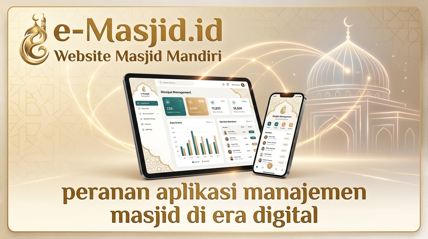 Peranan Aplikasi Manajemen Masjid di Era Digital: Solusi Cerdas Bersama e-masjid.id