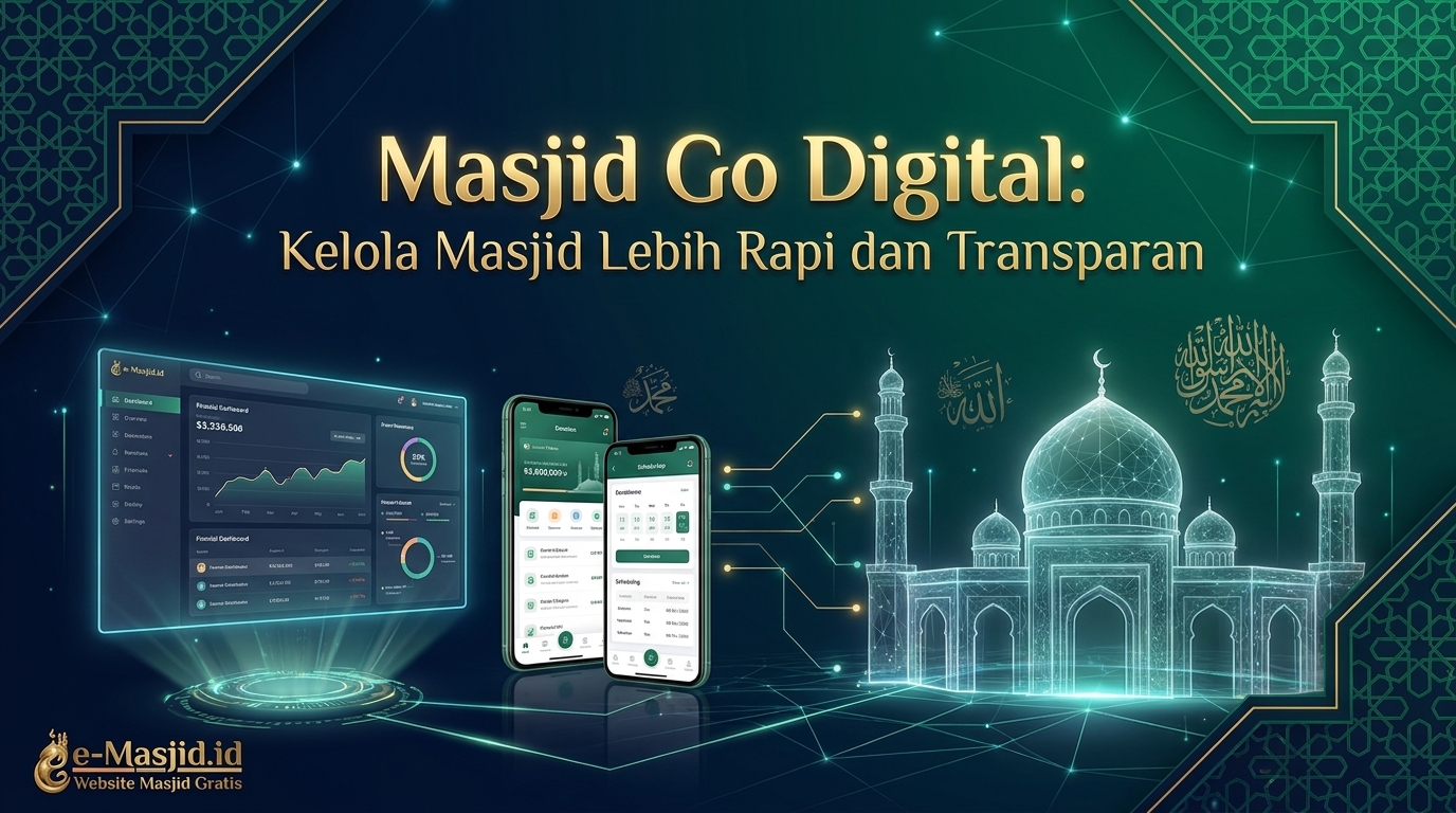 Masjid Go Digital: Kelola Masjid Lebih Rapi dan Transparan