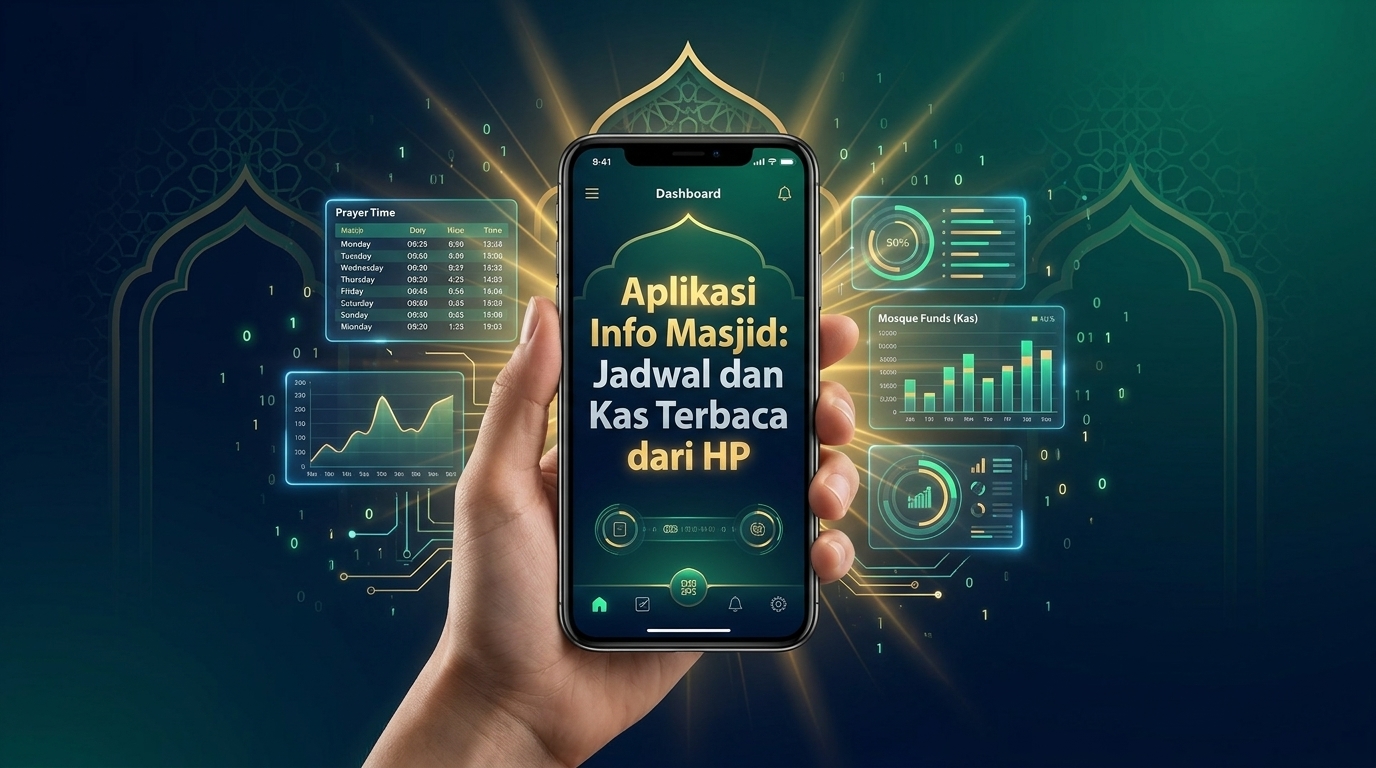 Aplikasi Info Masjid: Jadwal dan Kas Terbaca dari HP