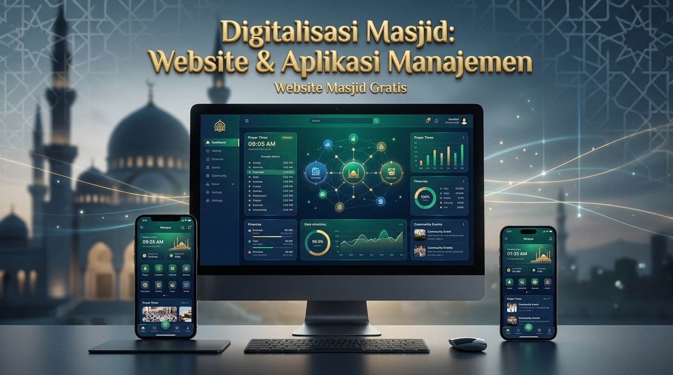 Digitalisasi Masjid: Website & Aplikasi Manajemen